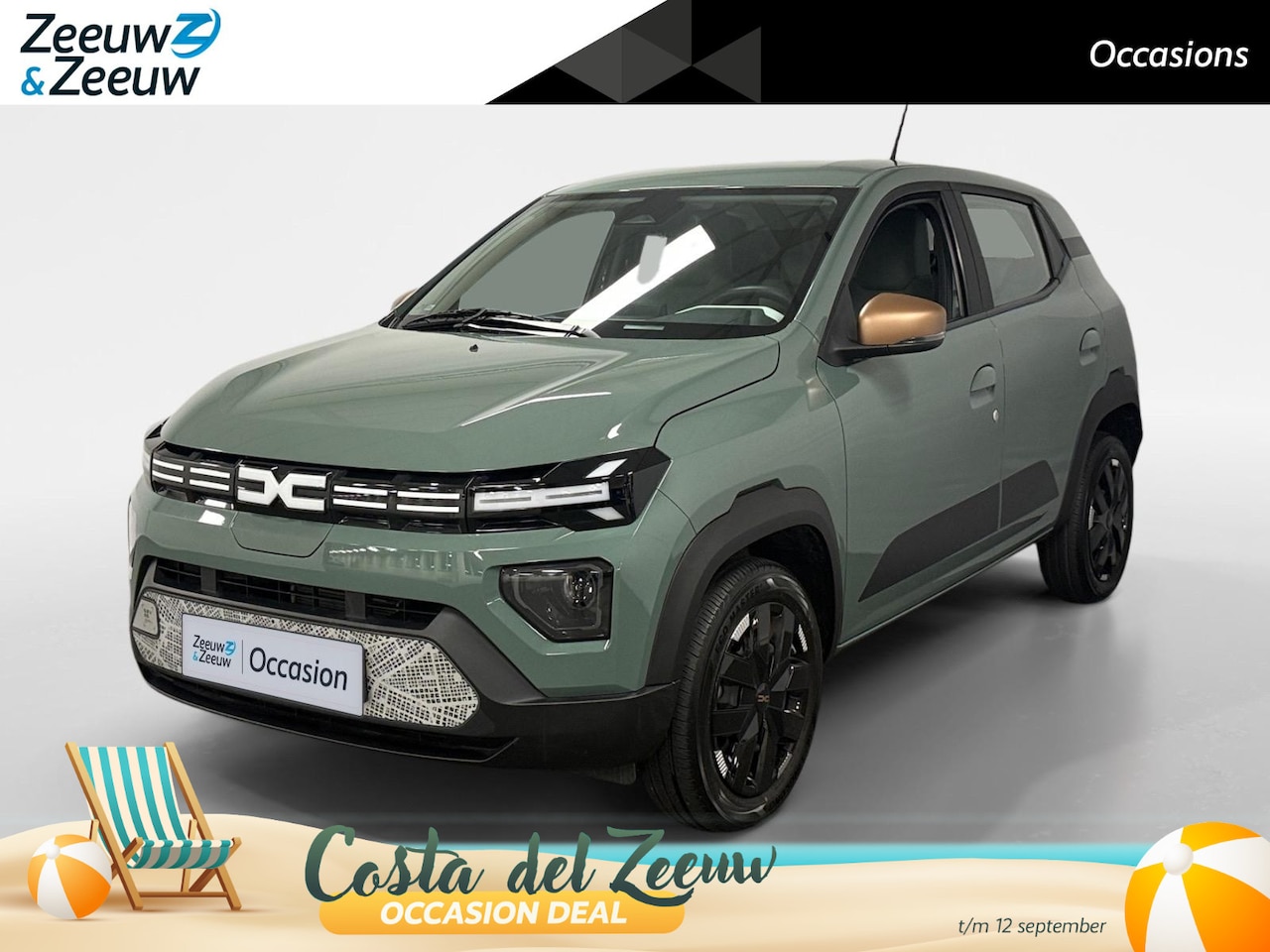 Dacia Spring - Extreme 65 26.8 kWh AUTOMAAT CAMERA APPLE CARPLAY ANDROID AUTO HOGE INSTAP AIRCO CRUISE CO - AutoWereld.nl