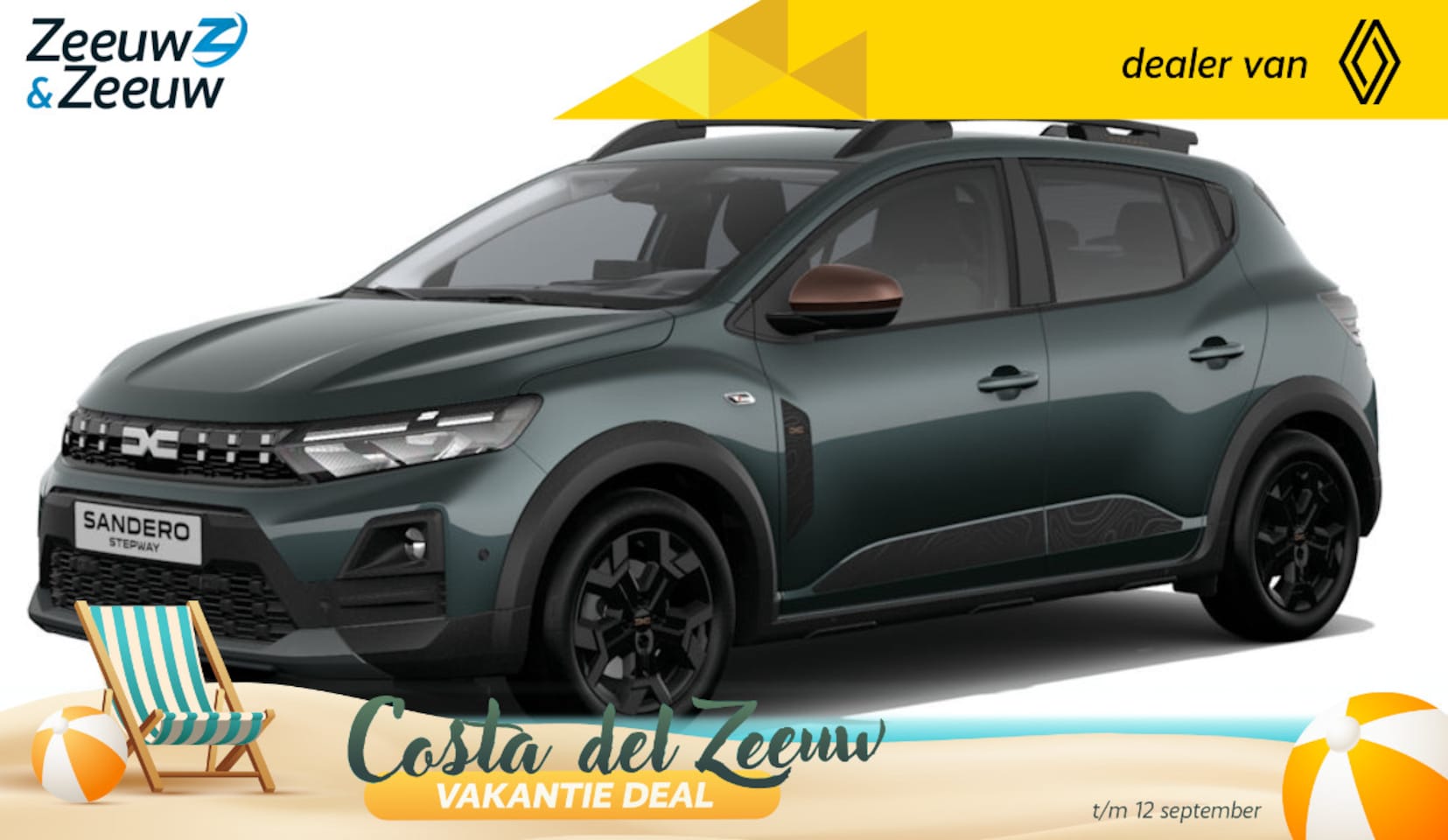 Dacia Sandero Stepway - (ANWB Private Lease Actie v.a. € 424,-) Eco-G 120 automaat Extreme | AUTOMAAT | Wij maken - AutoWereld.nl