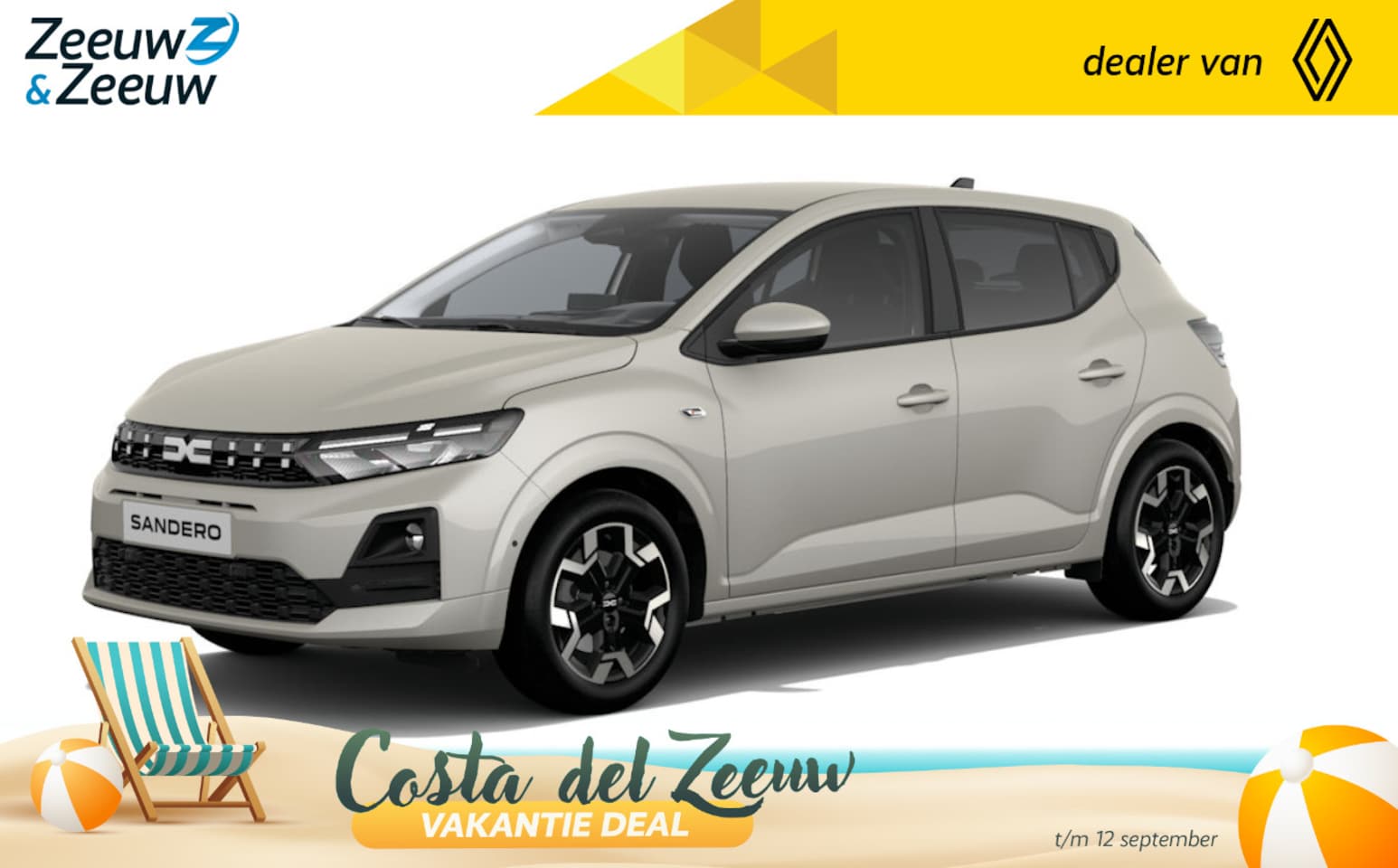 Dacia Sandero - (ANWB Private Lease Actie v.a. € 384,-) Eco-G 120 journey | Wij maken graag een Private Le - AutoWereld.nl