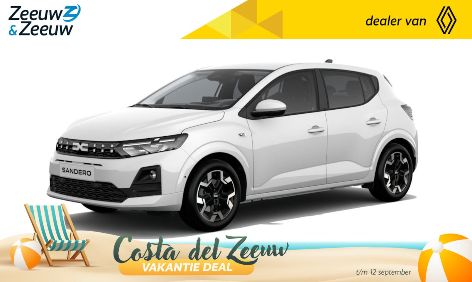 Dacia Sandero - (ANWB Private Lease Actie v.a. € 399,-) Eco-G 120 journey | Wij maken graag een Private Le - AutoWereld.nl