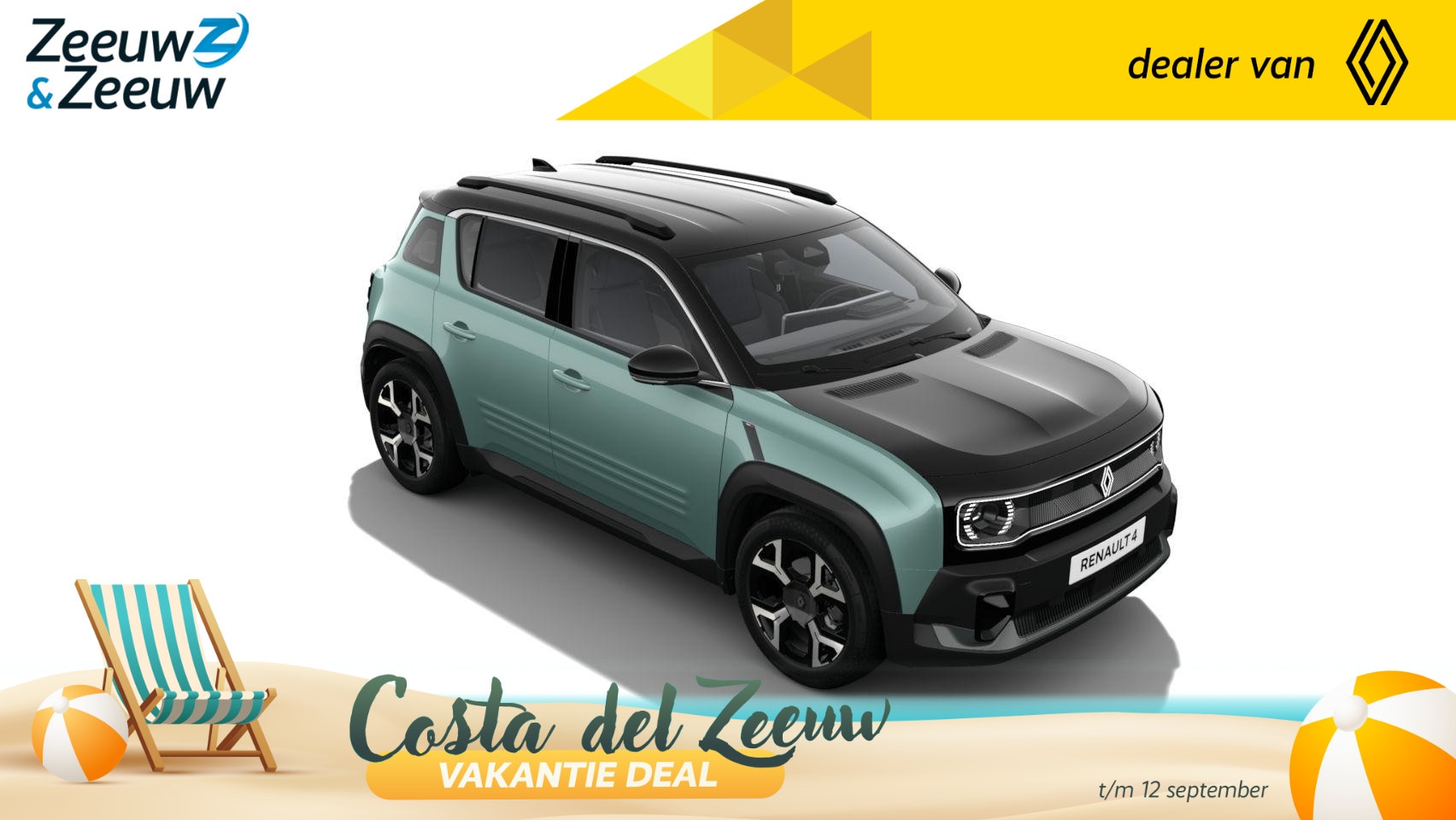 Renault 4 - comfort range techno 52 kWh | OP VOORRAAD OP =OP  NU MET €2.500,- - AutoWereld.nl