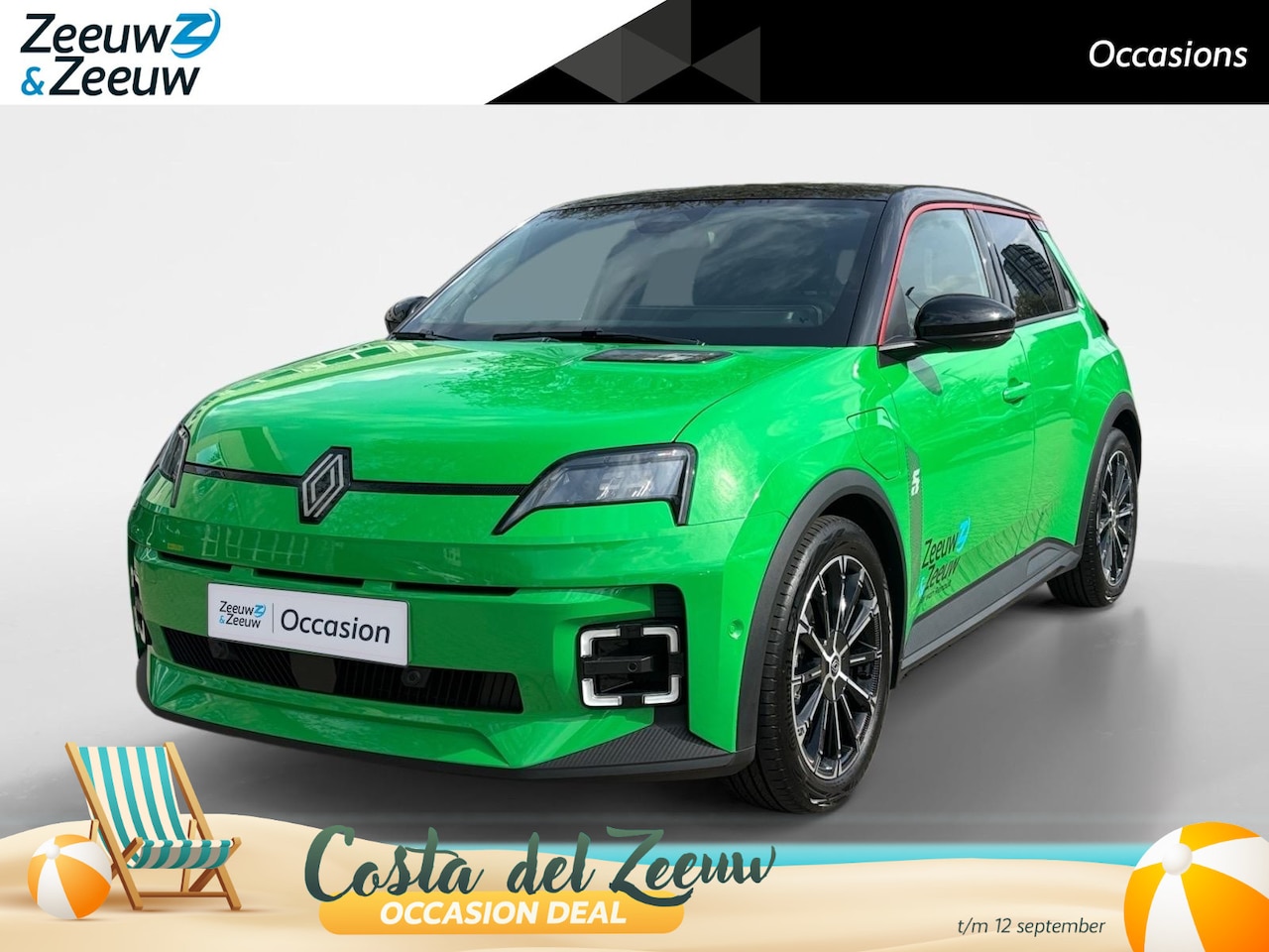 Renault 5 - urban range techno 40 kWh AUTOMAAT NAVI AIRCO CAMERA CRUISE CONTROLE APPLE CARPLAY ANDROID - AutoWereld.nl