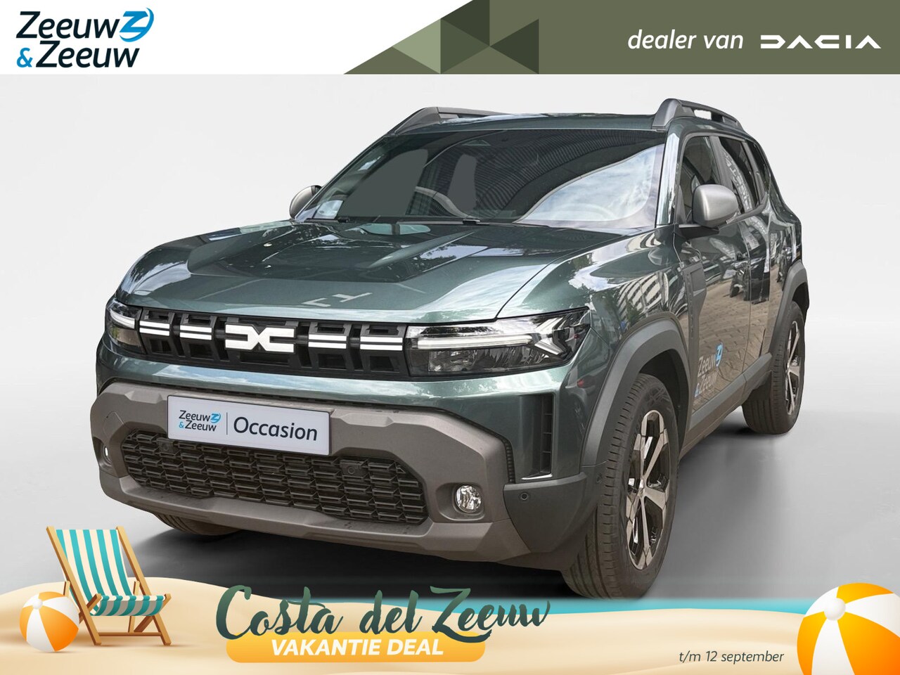 Dacia Duster - 1.6 Hybrid 140 Journey NAVIGATIE AIRCO 360CAMERA CRUISE CONTROLE APPLE CARPLAY ANDROID AUT - AutoWereld.nl