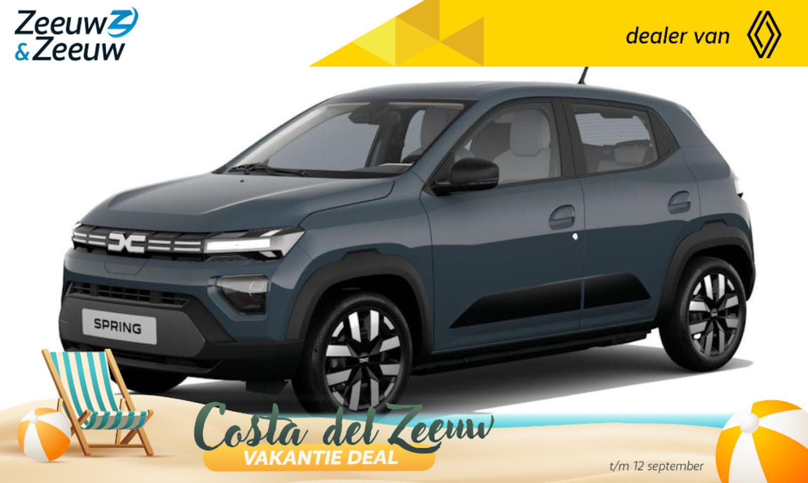 Dacia Spring - Expression 70 vanaf nu te bestellen | inclusief gratis 7 jaar garantie tot 140.000km | fin - AutoWereld.nl
