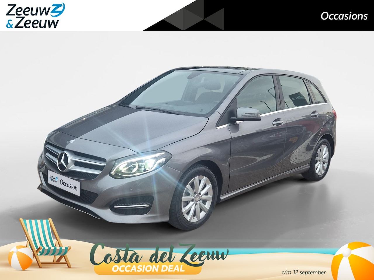Mercedes-Benz B-klasse - 180 Ambition | Trekhaak | PDC | LMV | 1ste Eigenaar | Panoramadak | 1 jaar Garantie - AutoWereld.nl