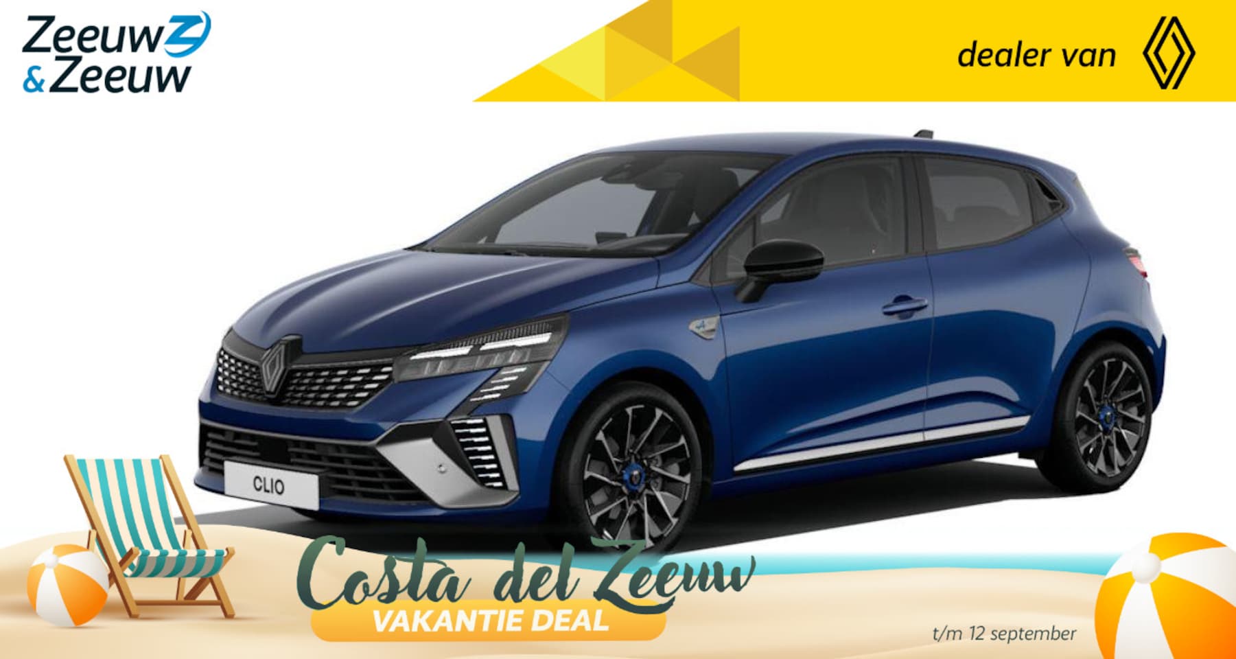 Renault Clio - 1.6 E-Tech Full Hybrid 145 esprit Alpine | €3000,- korting bij aflevering dit jaar | Snel - AutoWereld.nl