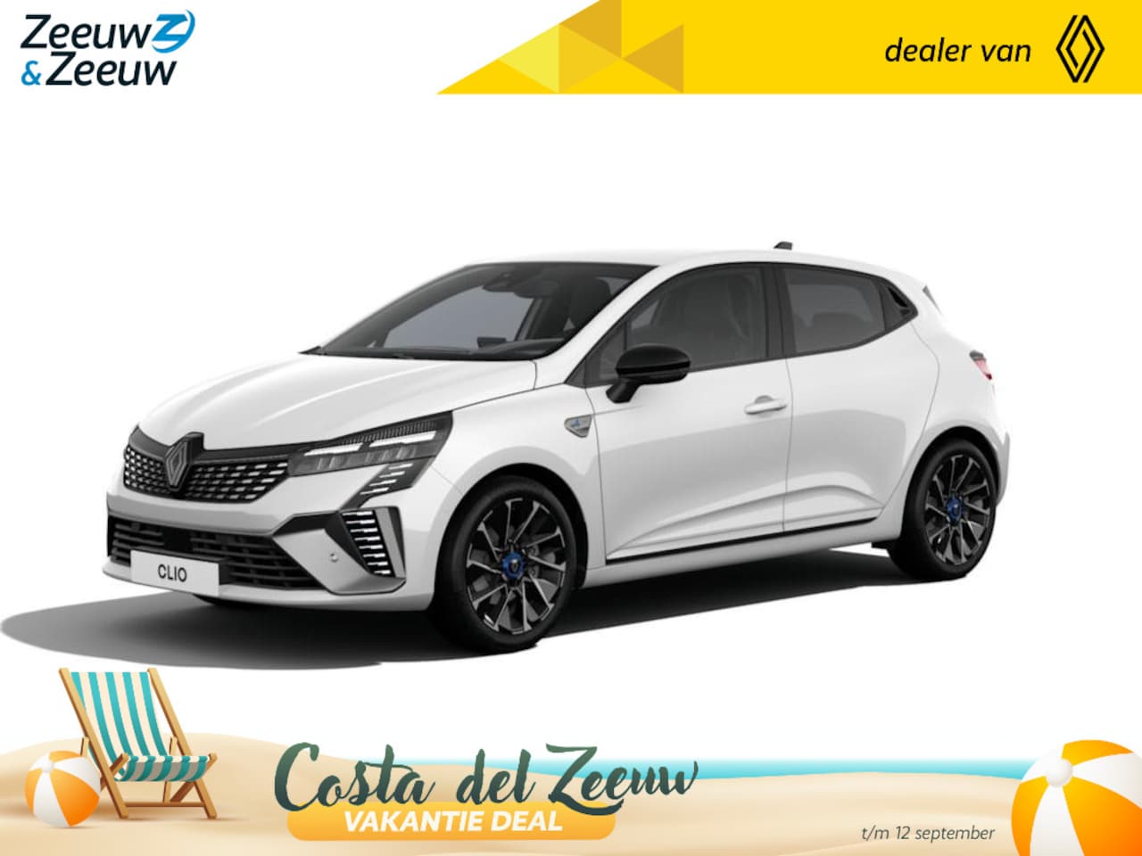 Renault Clio - E-Tech Full Hybrid 145 esprit Alpine | NU met € 3000,- Zeeuw en Zeeuw RUN OUT korting | + - AutoWereld.nl