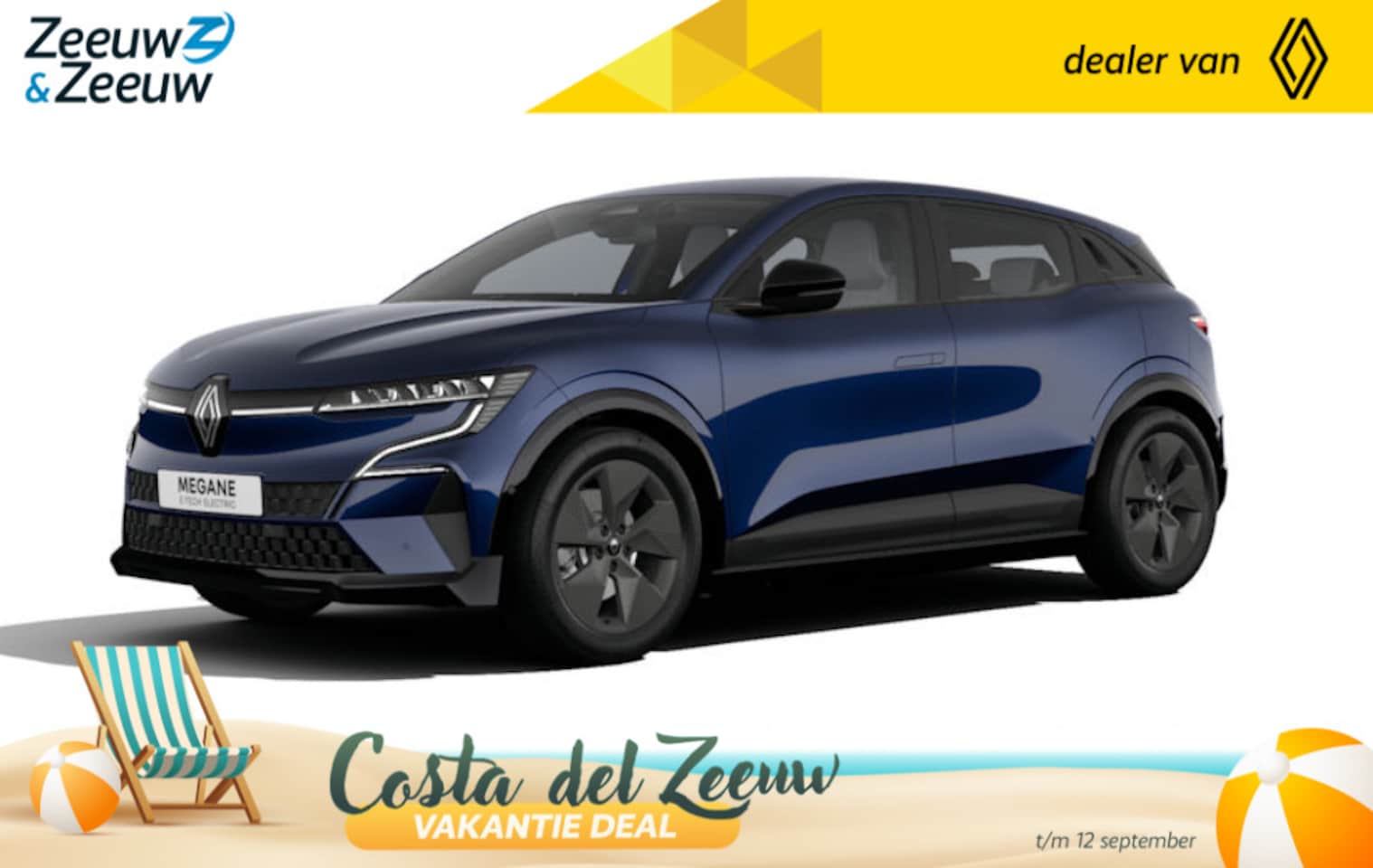 Renault Mégane E-Tech - comfort range Evolution 60 kWh | NU snel leverbaar met €3.000,- EXTRA Zeeuw & Zeeuw voorra - AutoWereld.nl
