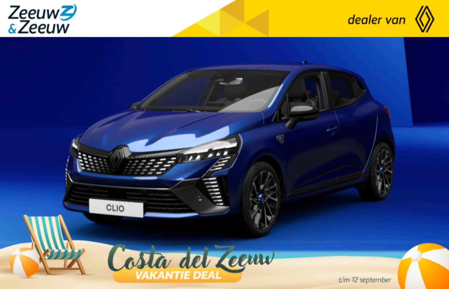 Renault Clio - E-Tech Full Hybrid 145 Esprit Alpine | NU met € 3000,- Zeeuw en Zeeuw RUN OUT korting | + - AutoWereld.nl