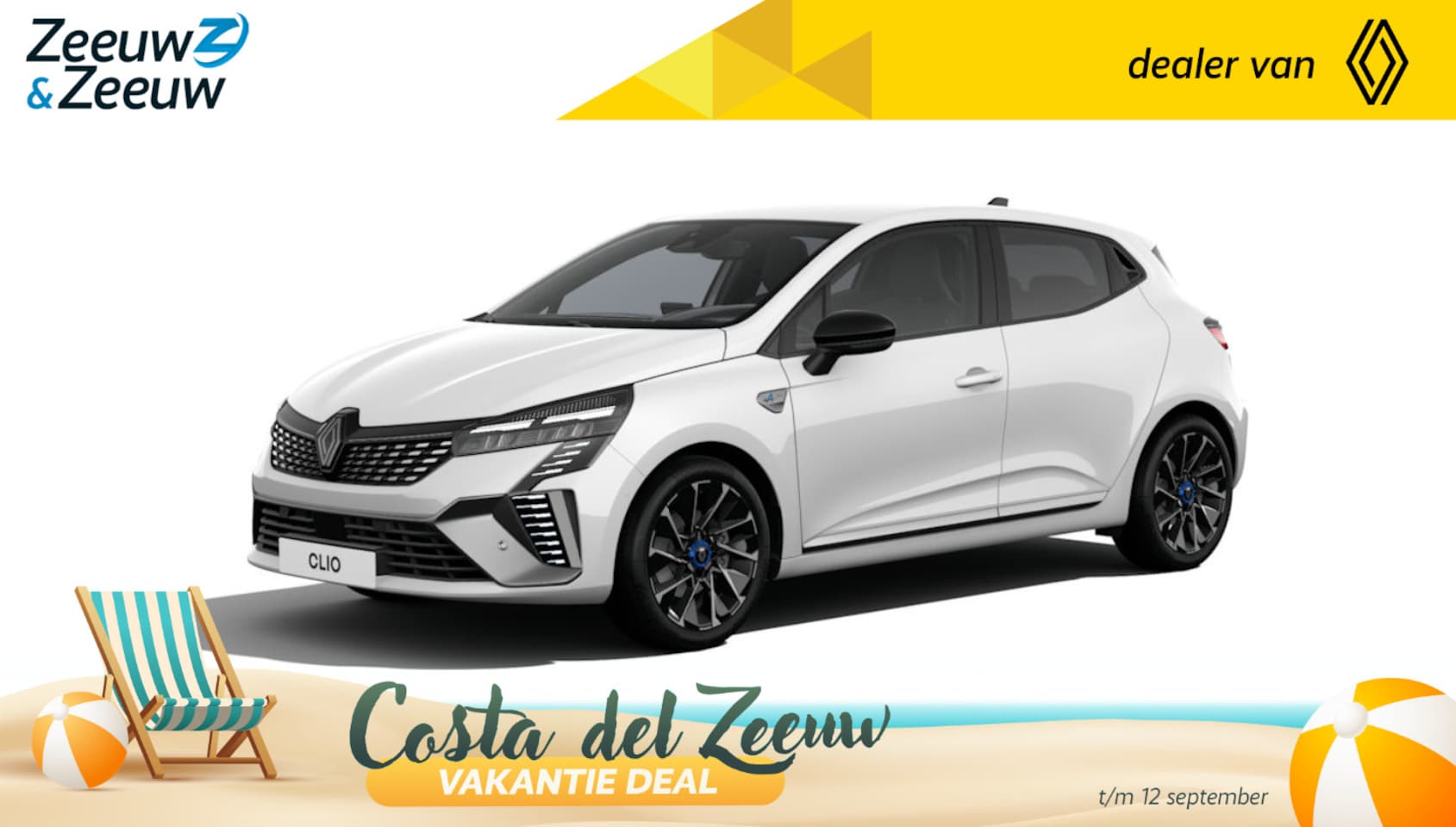 Renault Clio - E-Tech Full Hybrid 145 esprit Alpine | NU met € 3000,- Zeeuw en Zeeuw RUN OUT korting | + - AutoWereld.nl