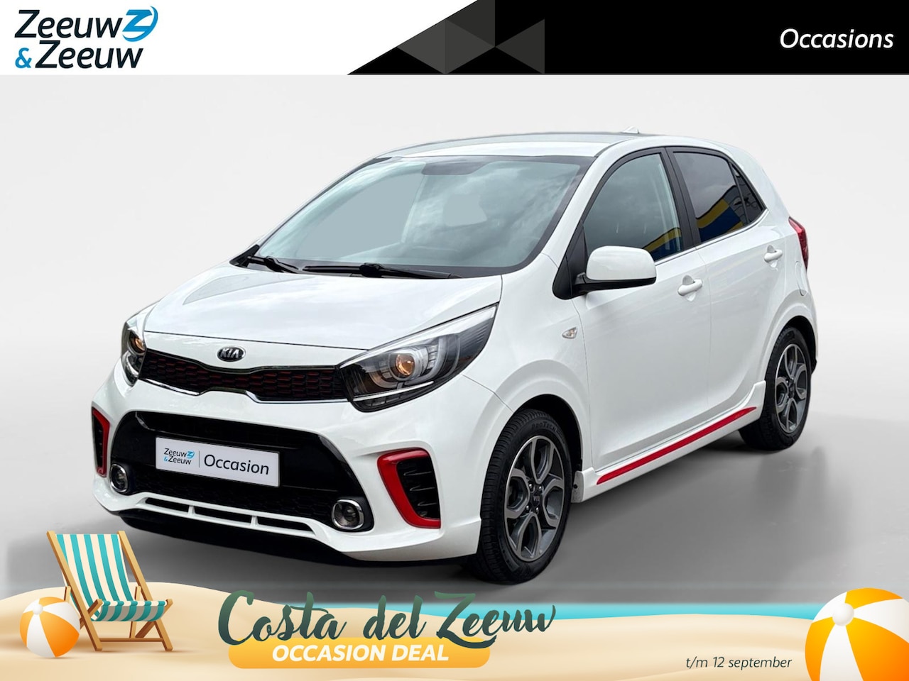 Kia Picanto - 1.0 MPi GT-Line Edition Apple Carplay/Android Auto , navi , cruise , lm velgen , tel , cam - AutoWereld.nl