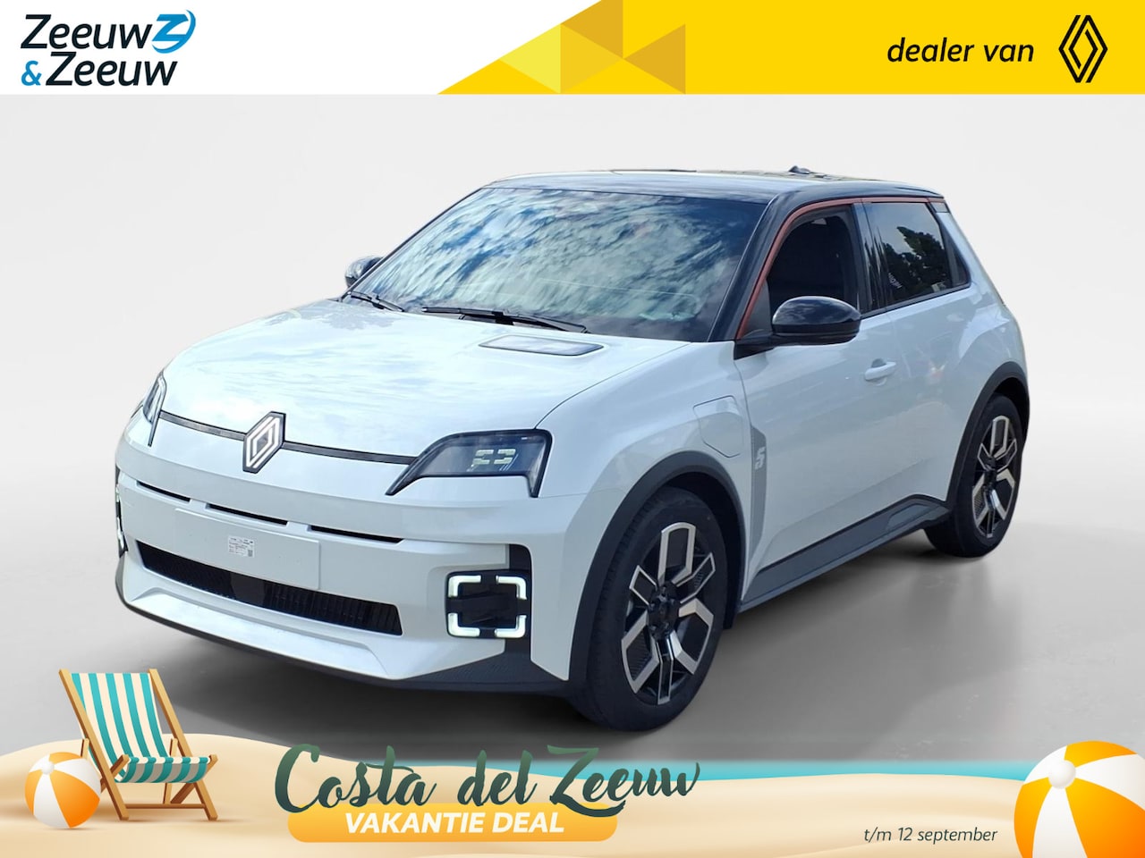 Renault 5 - urban range techno 40 kWh NU MET 1.600,- VOORRAAD KORTING  | €800,- korting | Stoel/stuurv - AutoWereld.nl