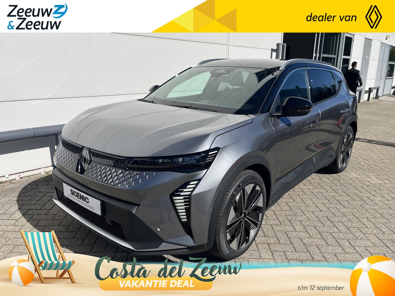 Renault Scenic E-Tech - EV87 long range techno Nu op voorraad met 3.000 euro korting bij Zeeuw en Zeeuw Naaldwijk - AutoWereld.nl