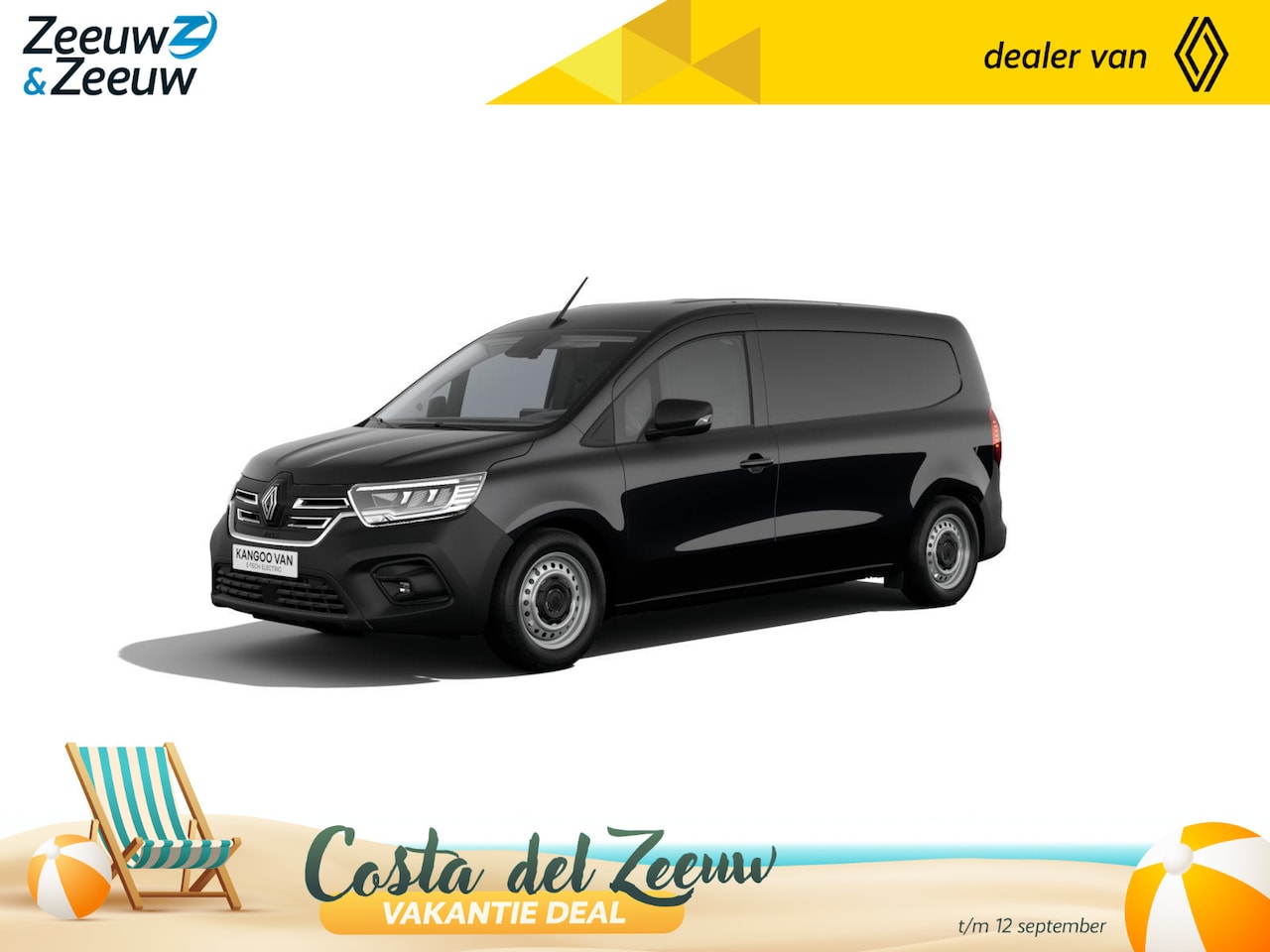 Renault Kangoo E-Tech - Advance L2 44 kWh Nu met 14 % Zeeuw & Zeeuw korting  | 1,9% actie financial lease | - AutoWereld.nl