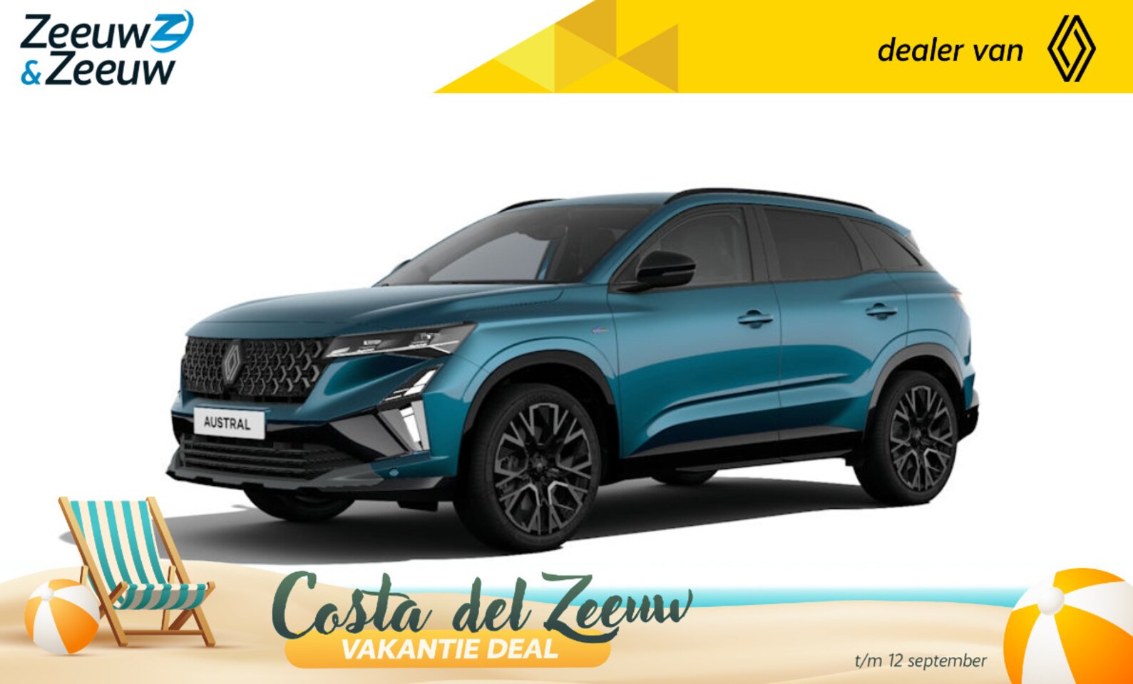 Renault Austral - (Zeeuw & Zeeuw Private Lease Actie v.a. € 644,-) E-Tech full hybrid 200 Esprit Alpine | Wi - AutoWereld.nl