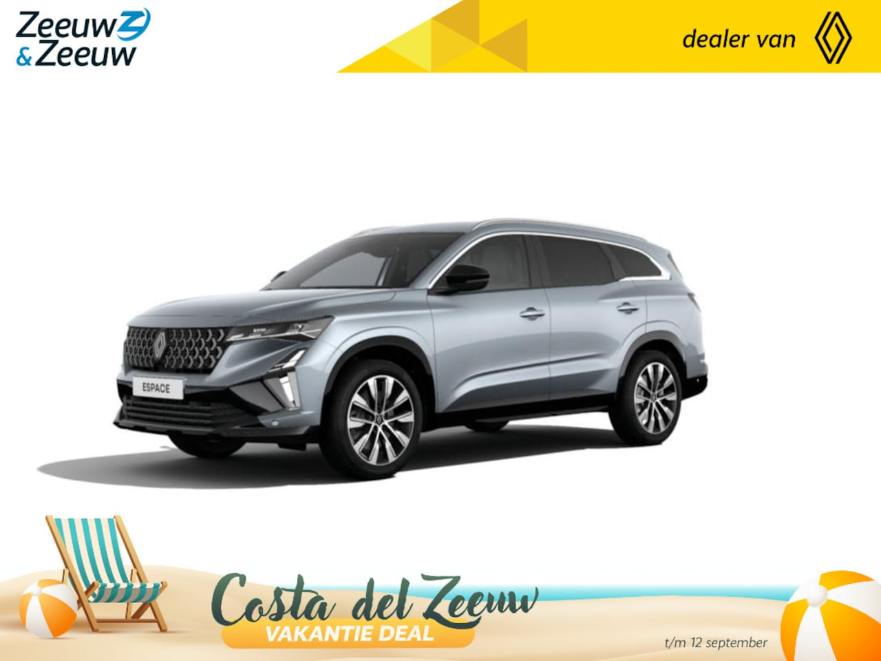 Renault Espace - E-Tech full hybrid 200 techno 5p. Nieuw model | NU met € 3000,- Zeeuw & Zeeuw voorraadkort - AutoWereld.nl
