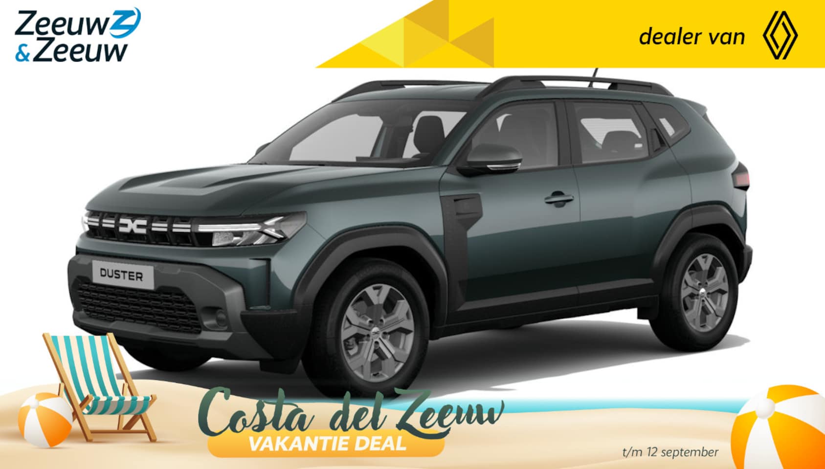 Dacia Duster - (Zeeuw&Zeeuw Private Lease Actie v.a. € 504,-) hybrid 155 expression | Wij maken graag een - AutoWereld.nl