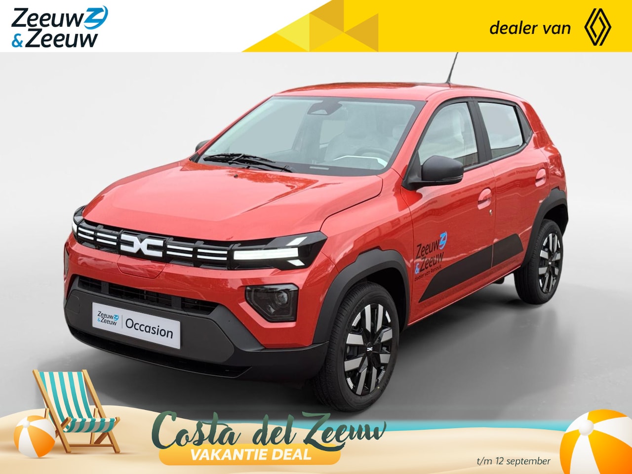 Dacia Spring - Expression 65 26.8 kWh *Parkeersensoren*Tel Bluetooth*Cruise Control*ZO GOED ALS NIEUW! - AutoWereld.nl