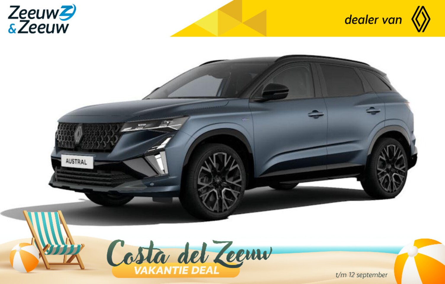 Renault Austral - (zeeuw & Zeeuw Private Lease Actie v.a. € 644,-) E-Tech full hybrid 200 Esprit Alpine | Wi - AutoWereld.nl