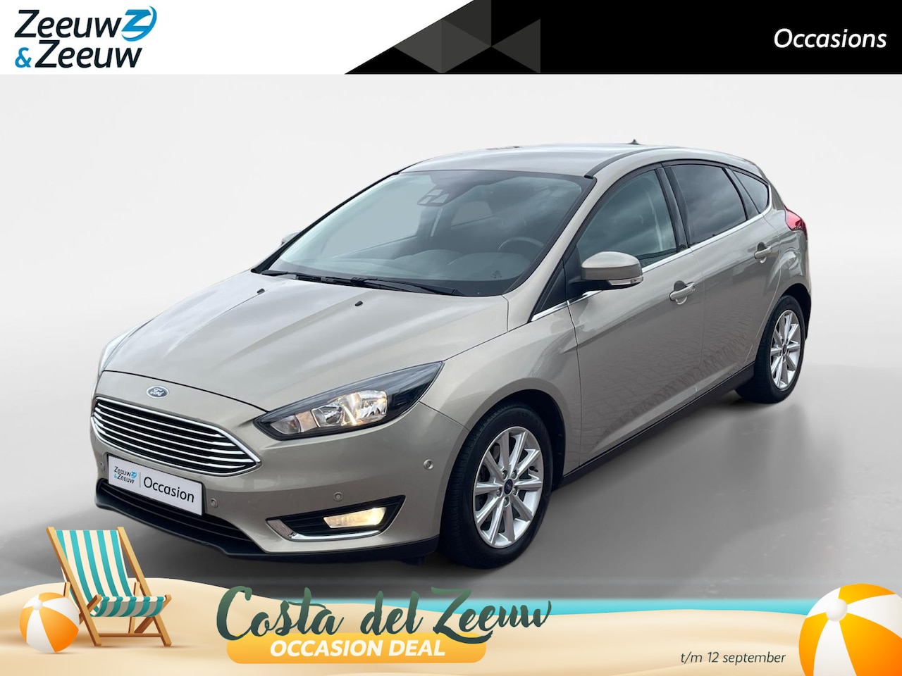 Ford Focus - 1.0 First Edition *Navi+Camera*Parkeersensoren*Climate Control*Cruise Control*LM Velgen*Ne - AutoWereld.nl