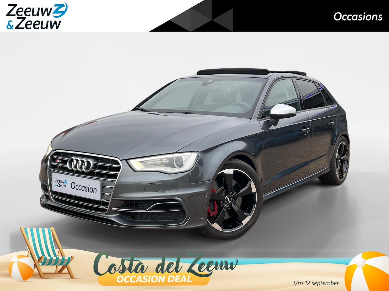 Audi S3 - Sportback 2.0 TFSI quattro Pro Line Plus *Automaat*Navigatie*Schuif/Kanteldak*LED*LM.Velge - AutoWereld.nl