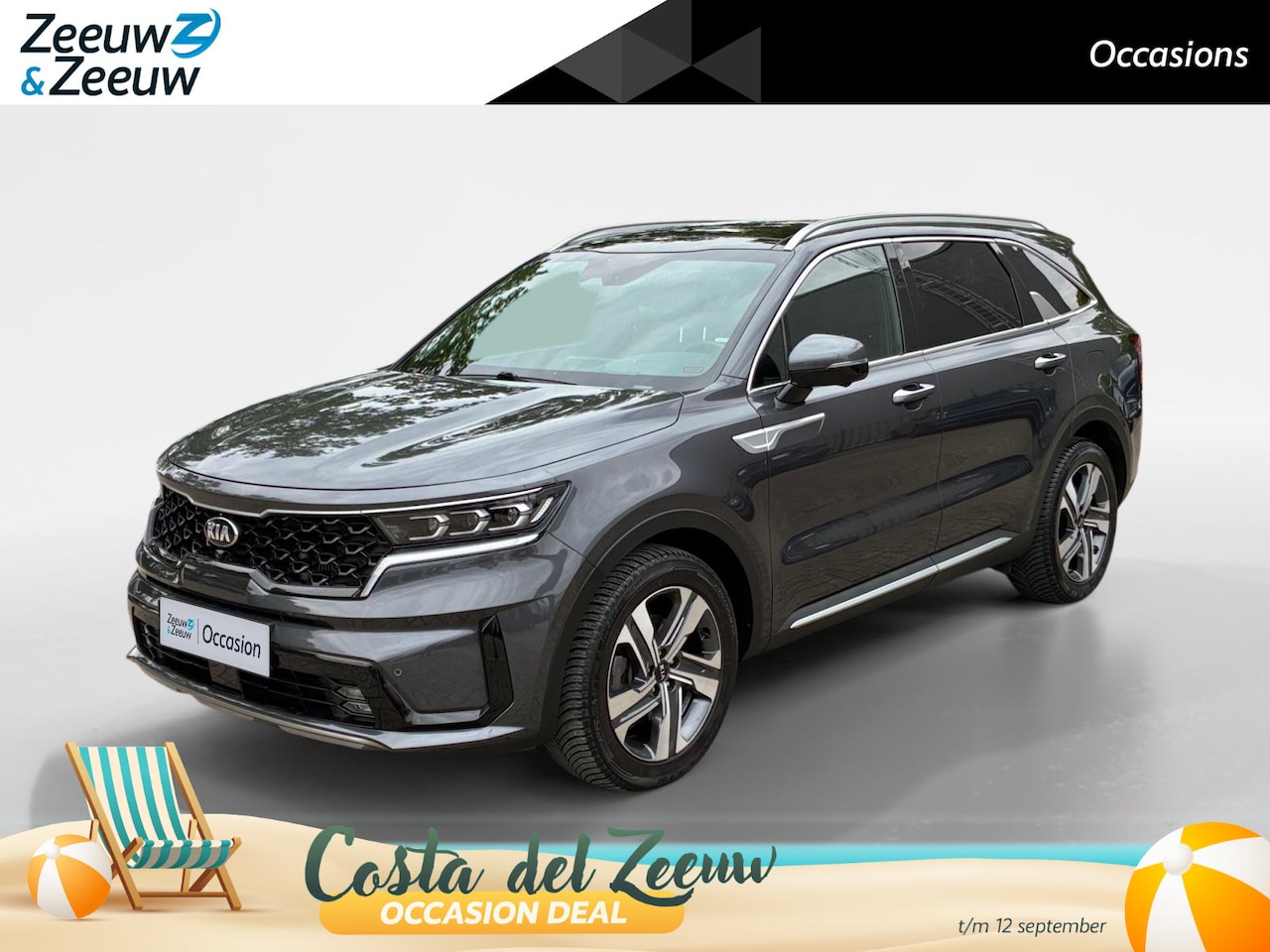 Kia Sorento - 1.6 T-GDI Plug-in Hybrid 4WD ExecutiveLine 5p. | Panoramadak | Leder | Stoel- en stuurverw - AutoWereld.nl