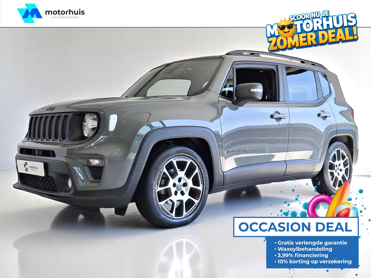 Jeep Renegade - 1.3T DDCT 80th Anniversary | Metaalkleur | Navigatiesysteem full map | Parkeersensor achte - AutoWereld.nl