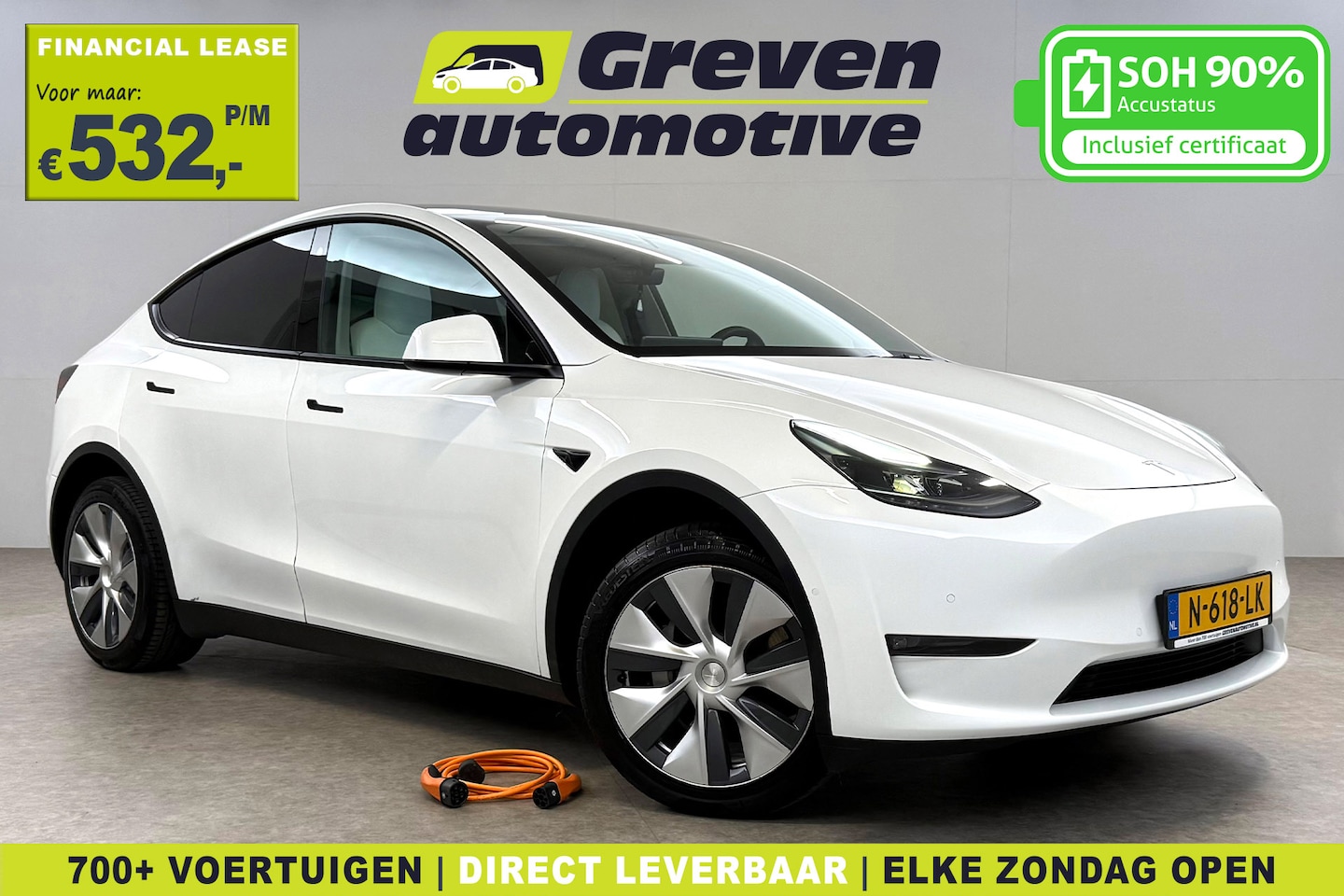Tesla Model Y - Long Range AWD 75 kWh | Snelladen | Autopilot | SOH 90% | Camera | Memory | Pano | Stoel/S - AutoWereld.nl