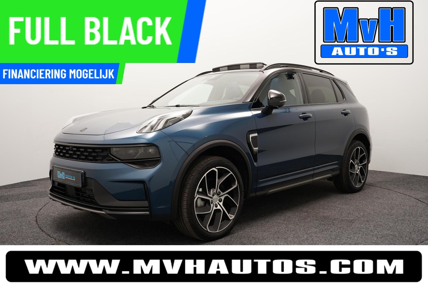 Lynk & Co 01 - 1.5 PHEV|FULL BLACK|ZWARTE.HEMEL|PANO|SOH99% - AutoWereld.nl