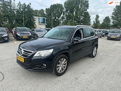 Volkswagen Tiguan - 2.0 TDI Sport&Style 4Motion Airco Automaat Zwart 190DKM NAP