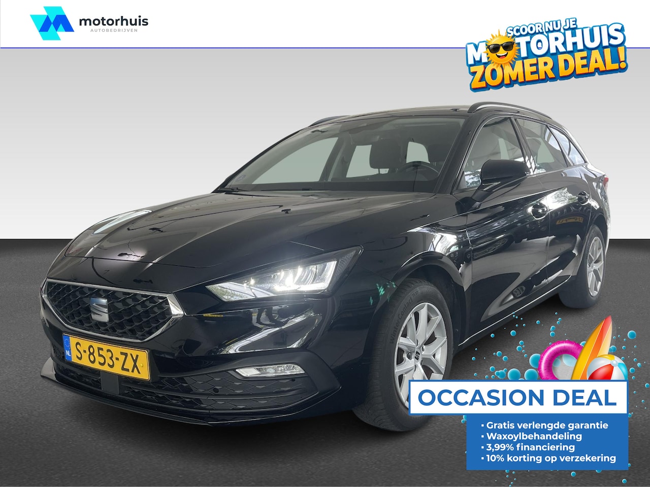 SEAT Leon Sportstourer - 1.0 TSI Reference Full Map Navi | Parkeersensoren Achter  | Apple Carplay & Android Auto - AutoWereld.nl
