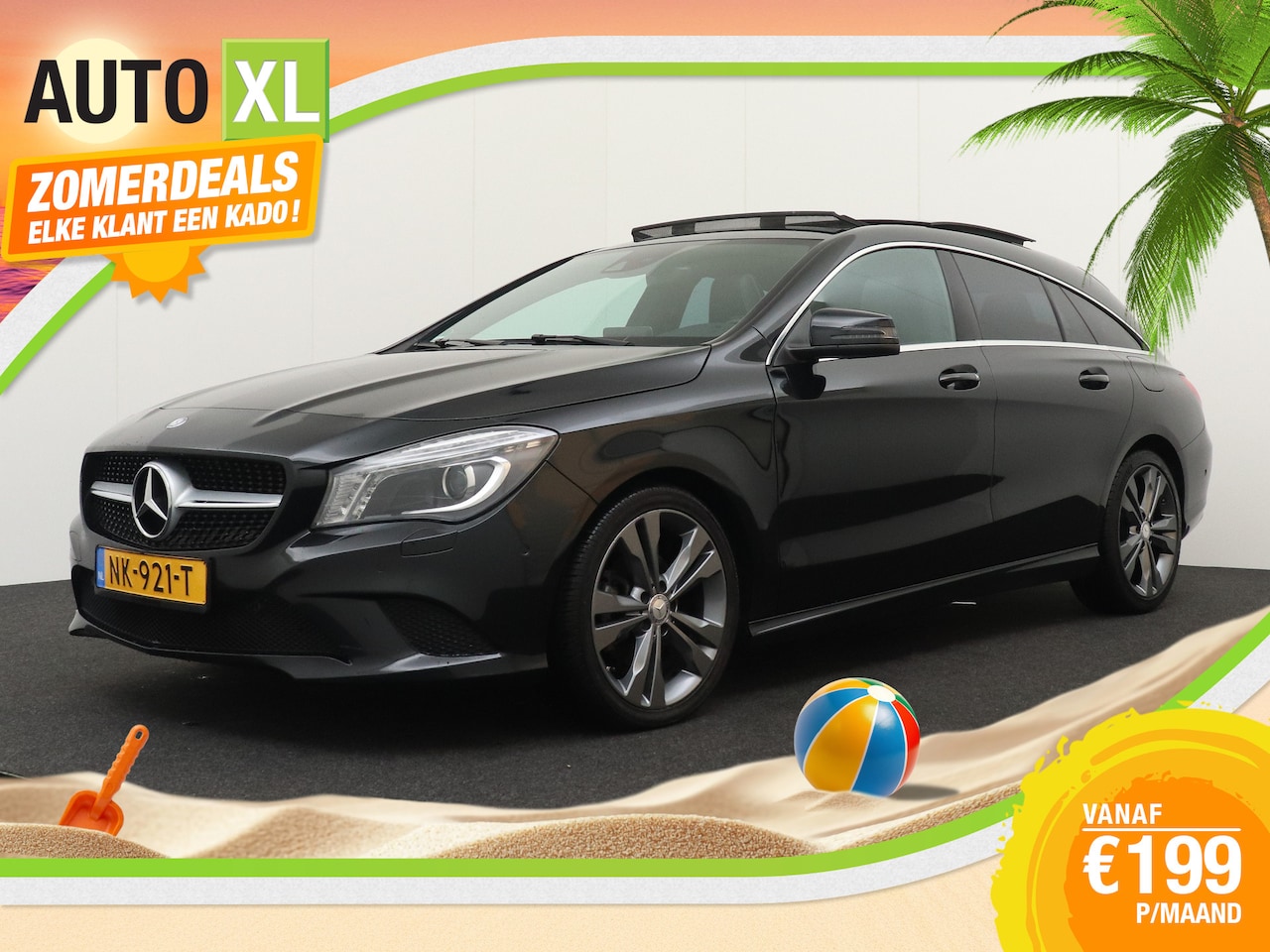 Mercedes-Benz CLA-klasse Shooting Brake - 220D 177 PK Aut. AMG Pano-dak Stoelverwarming Climate - AutoWereld.nl