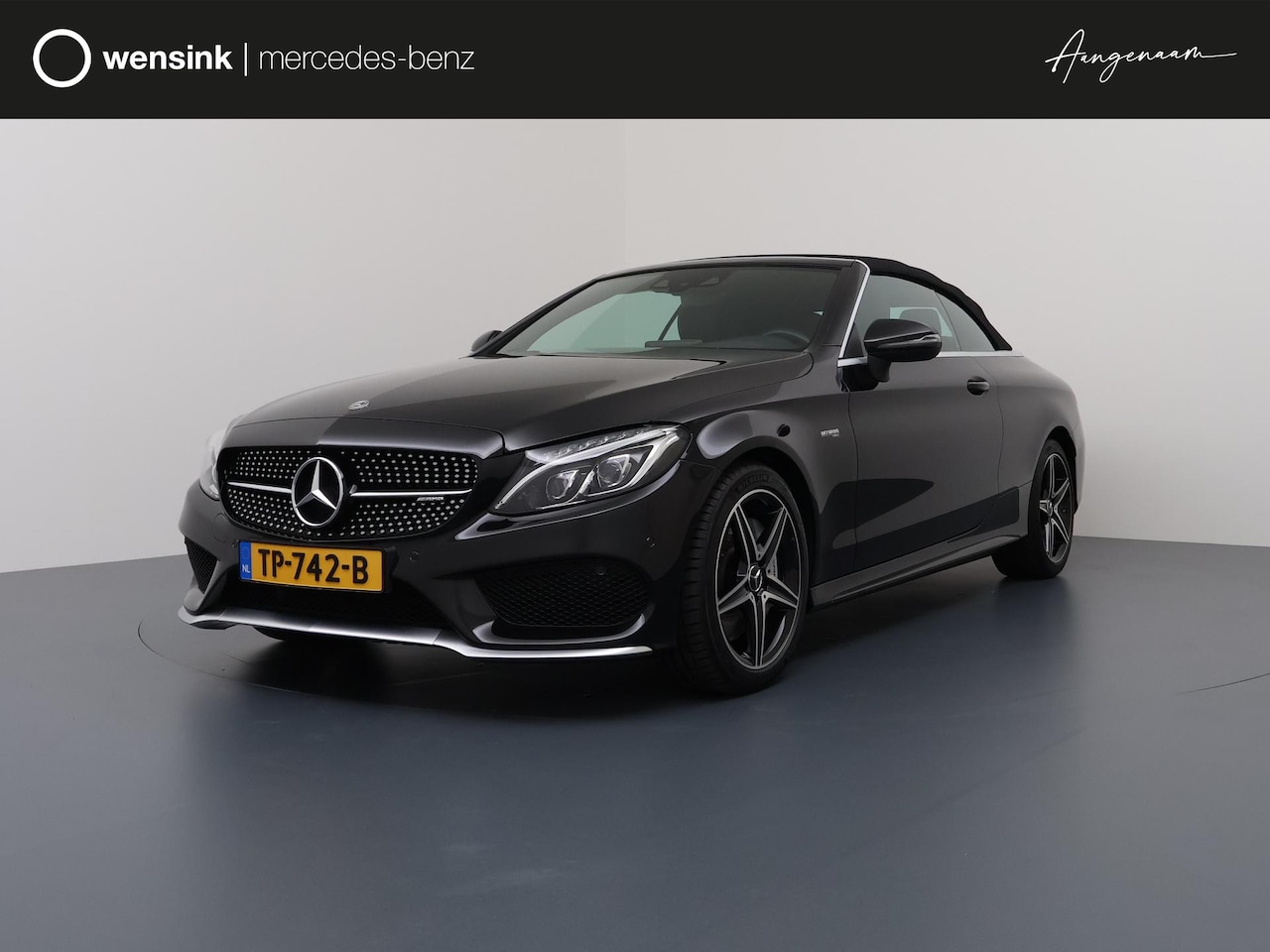 Mercedes-Benz C-klasse Cabrio - AMG 43 4MATIC | Headup | AirCap | Memory | AirScarf | Sfeerverlichting | Achteruitrijcamer - AutoWereld.nl