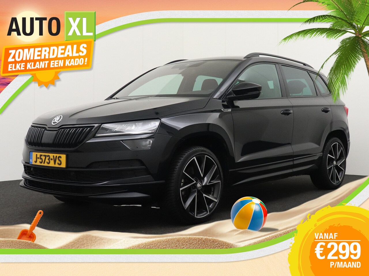 Skoda Karoq - 1.5 TSI 150 PK Aut. Sportline Trekhaak Adapt.Cruise 19'LMV - AutoWereld.nl