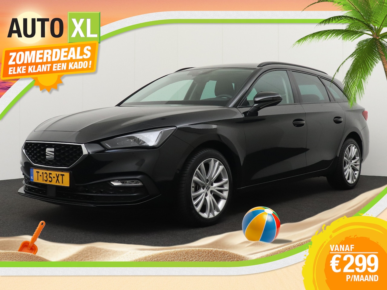 SEAT Leon Sportstourer - 150 PK Aut. Hybrid Style+ Camera Adap.Cruise Carplay - AutoWereld.nl