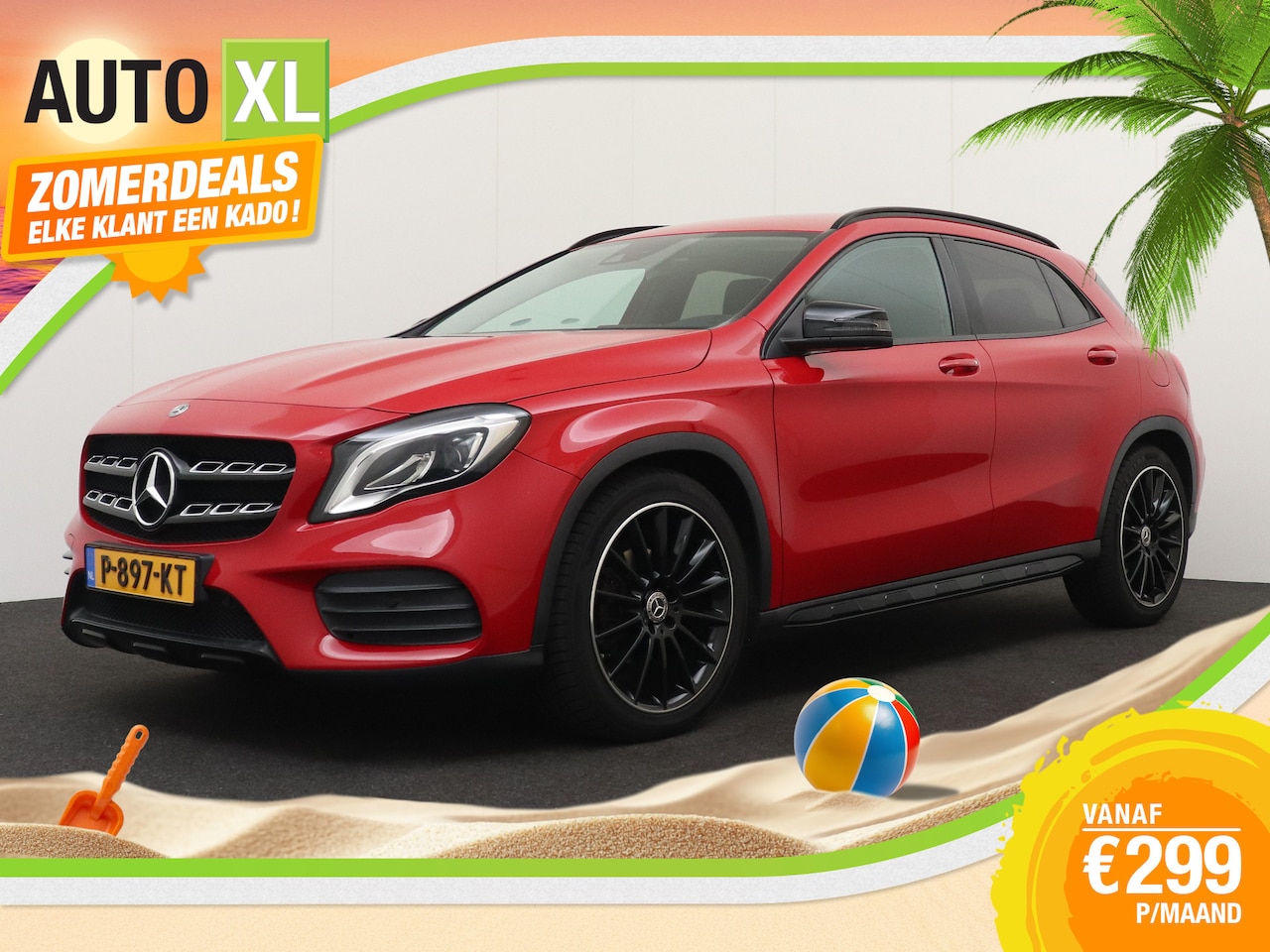 Mercedes-Benz GLA-Klasse - 200 157 PK Aut. AMG Night Leder/Sportstoelen Camera 19'LMV - AutoWereld.nl