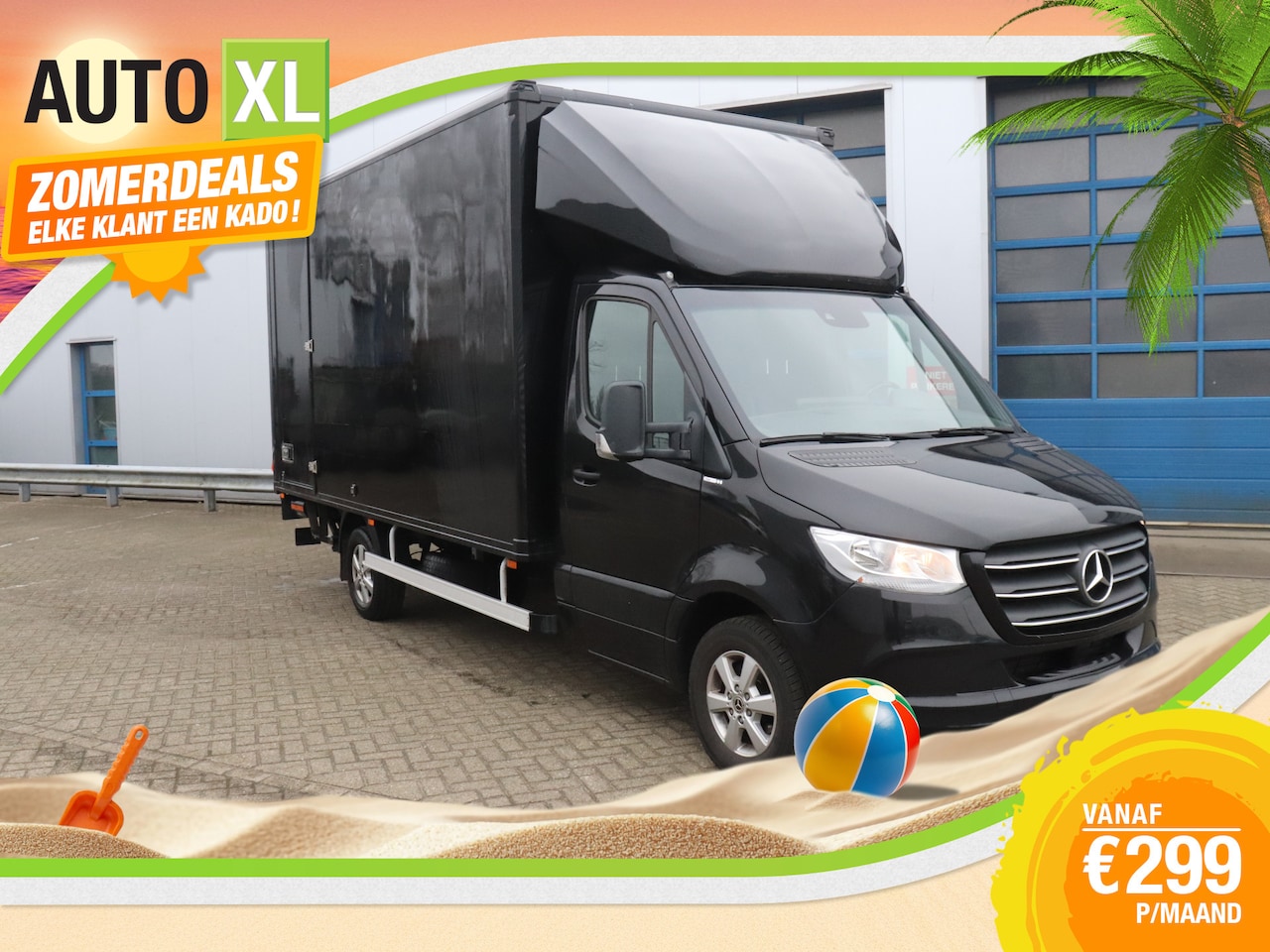Mercedes-Benz Sprinter - 315 Aut. L3 RWD Bakwagen Laadklep 750 KG Camera Carplay - AutoWereld.nl