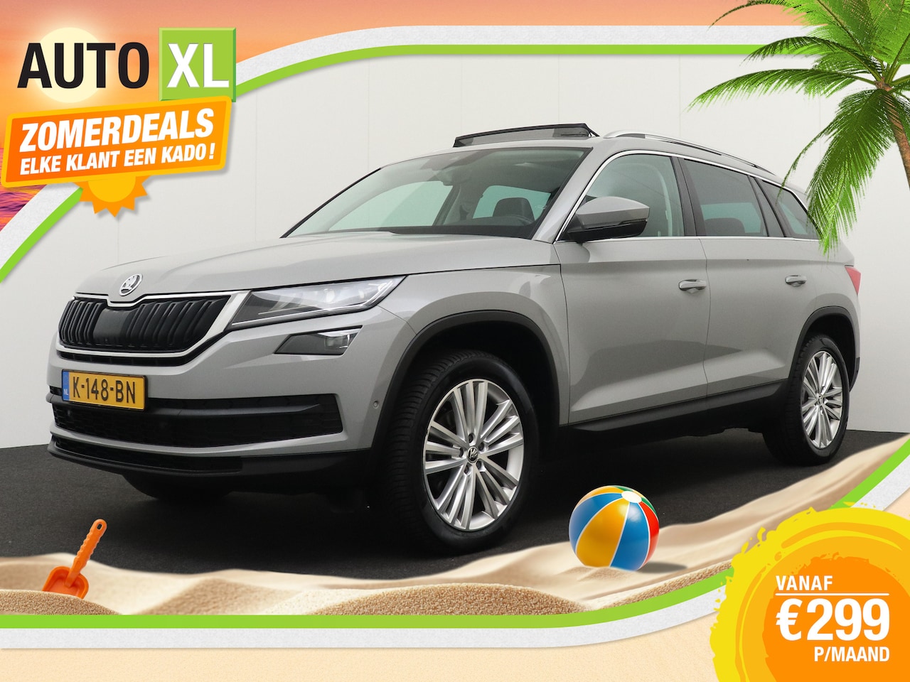 Skoda Kodiaq - 1.5 150 PK Aut. Business+ Pano-Dak Adapt. Cruise Elek. Trekhaak - AutoWereld.nl