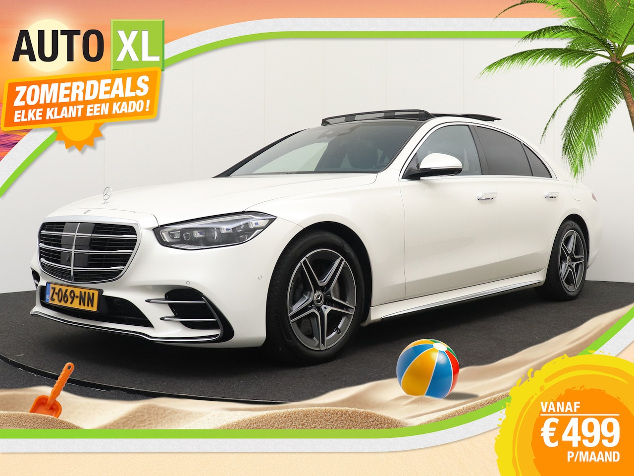 Mercedes-Benz S-klasse - 580e AMG Pano-Dak Stoelventilatie Head-Up Display - AutoWereld.nl