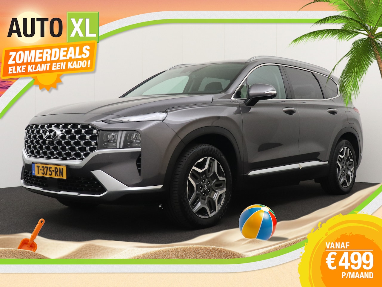 Hyundai Santa Fe - 1.6T 265 PK Aut. PHEV Premium Trekhaak Adapt. Cruise Head-Up - AutoWereld.nl