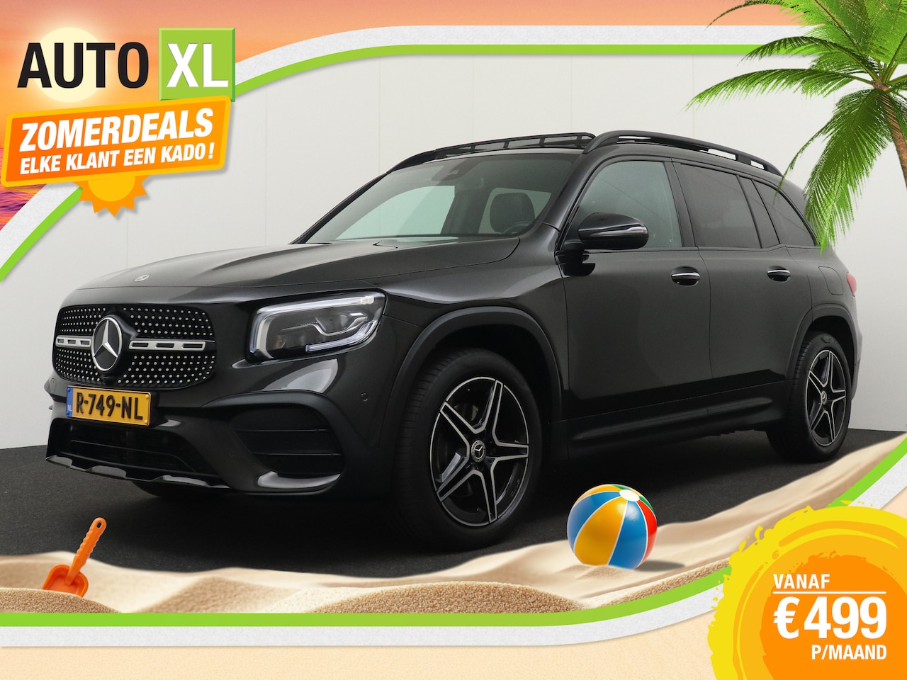 Mercedes-Benz GLB - 200 AMG Night-Pack 7-Pers Pano-dak Carplay 19'LMV LED - AutoWereld.nl