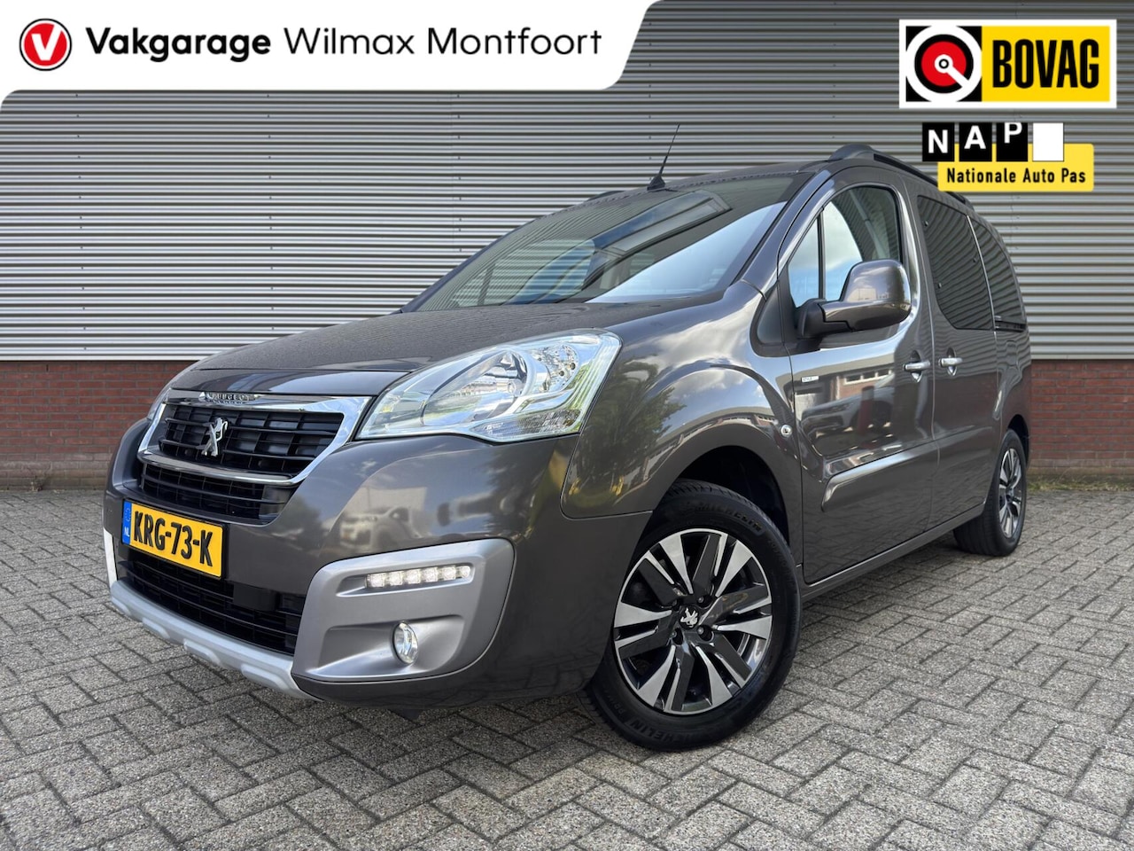 Peugeot Partner Tepee - 1.2 PureTech Active|Rifter|Trekhaak|Navi|Cruise|Bluetooth|5 Persoons| - AutoWereld.nl