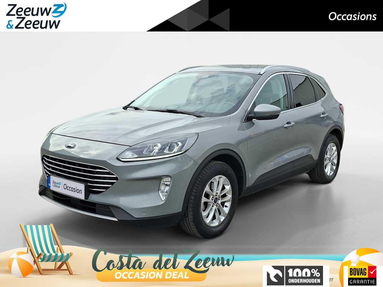 Ford Kuga - 1.5 EcoBoost Titanium | Dealeronderhouden | Stoel- stuur en voorruitverwarming | Trekhaak - AutoWereld.nl