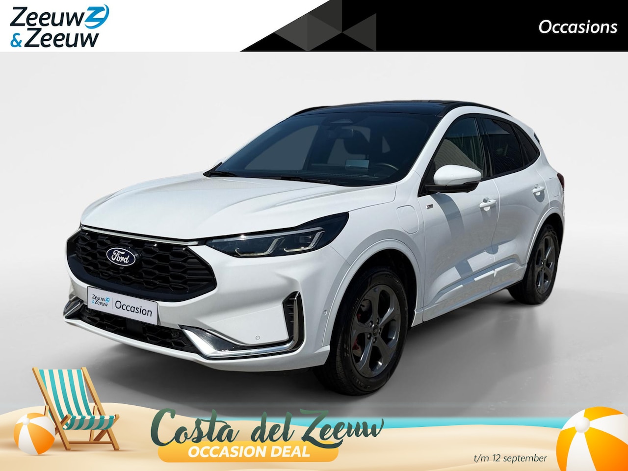Ford Kuga - 2.5 PHEV ST-Line X | Automaat | Pano dak | HUD | Elektr. uitklapbare trekhaak | Adapt. Cru - AutoWereld.nl
