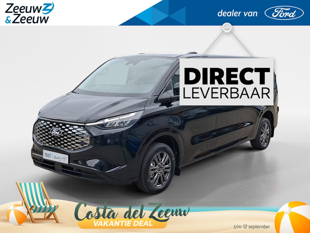 Ford Transit Custom - E-Transit 340 L2H1 Limited 71 kWh | VOORRAAD VOORDEEL! | Direct leverbaar | AGR-Stoel | Dr - AutoWereld.nl