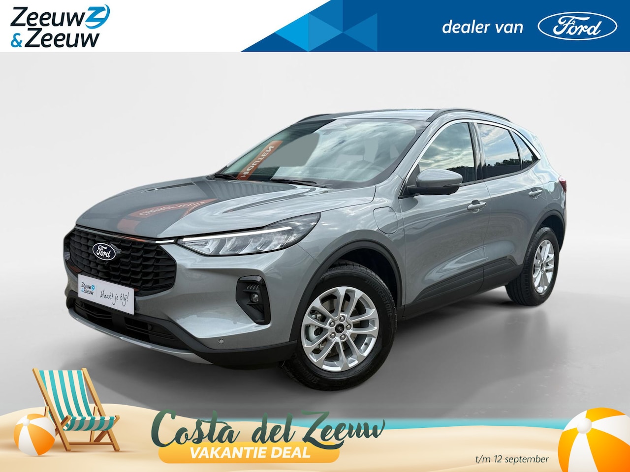 Ford Kuga - 2.5 PHEV Titanium | 0,99% Rente | 4.000, - KORTING | UIT VOORRAAD LEVERBAAR | Elektrisch W - AutoWereld.nl