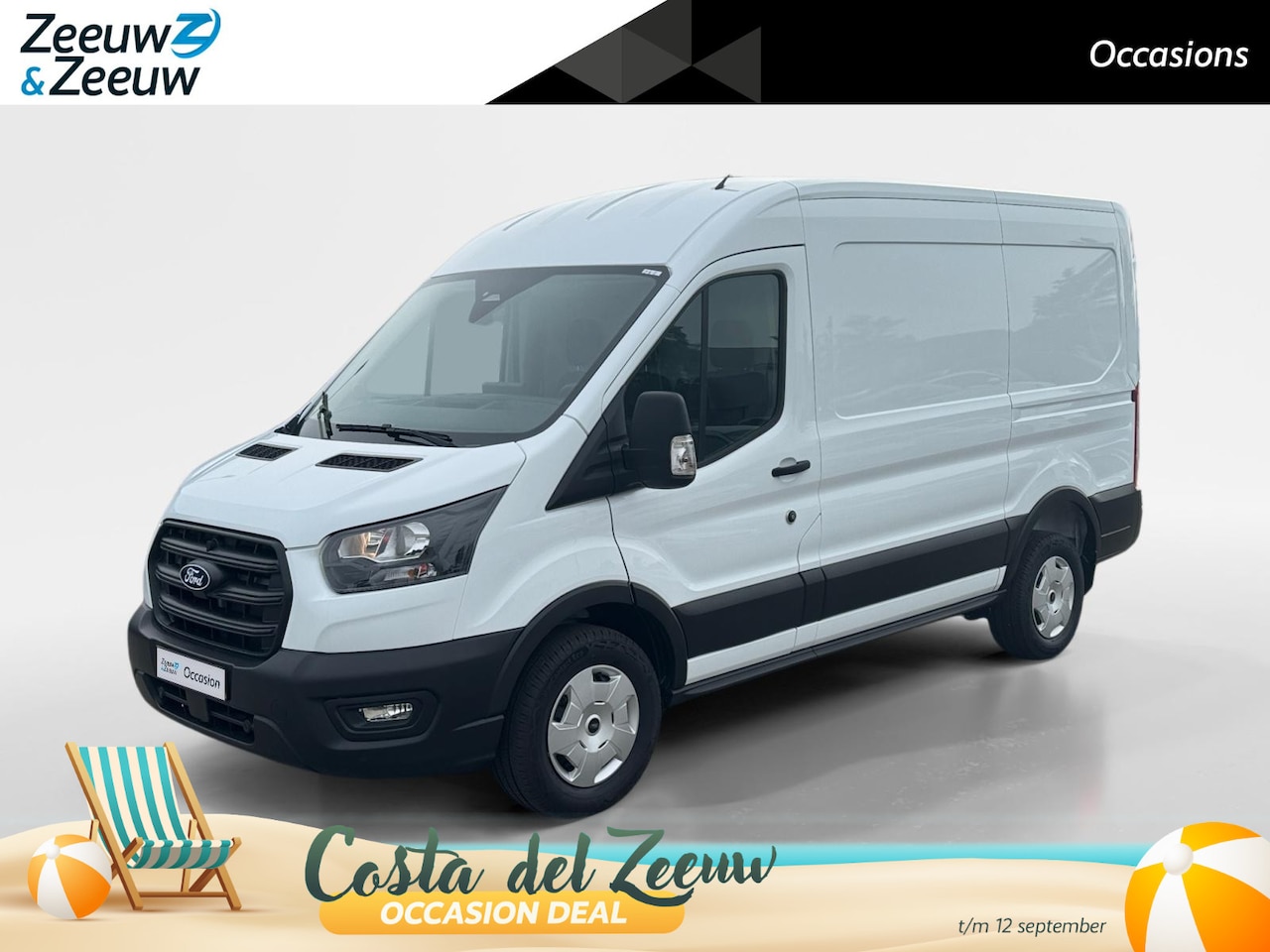 Ford Transit - 350 2.0 TDCI L2H2 Trend 130 pk FWD | BPM-VRIJ | Achteruitrijcamera | Trekhaak | Verwarmde - AutoWereld.nl