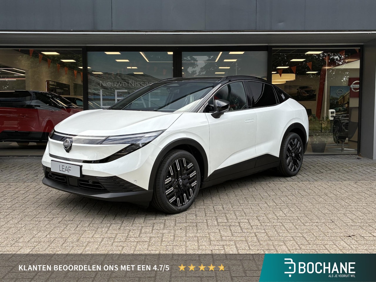 Nissan LEAF - Evolve 75 kWh NIEUW UIT VOORRAAD LEVERBAAR | 75 kWh | 622 km rijbereik | Lederen bekleding - AutoWereld.nl