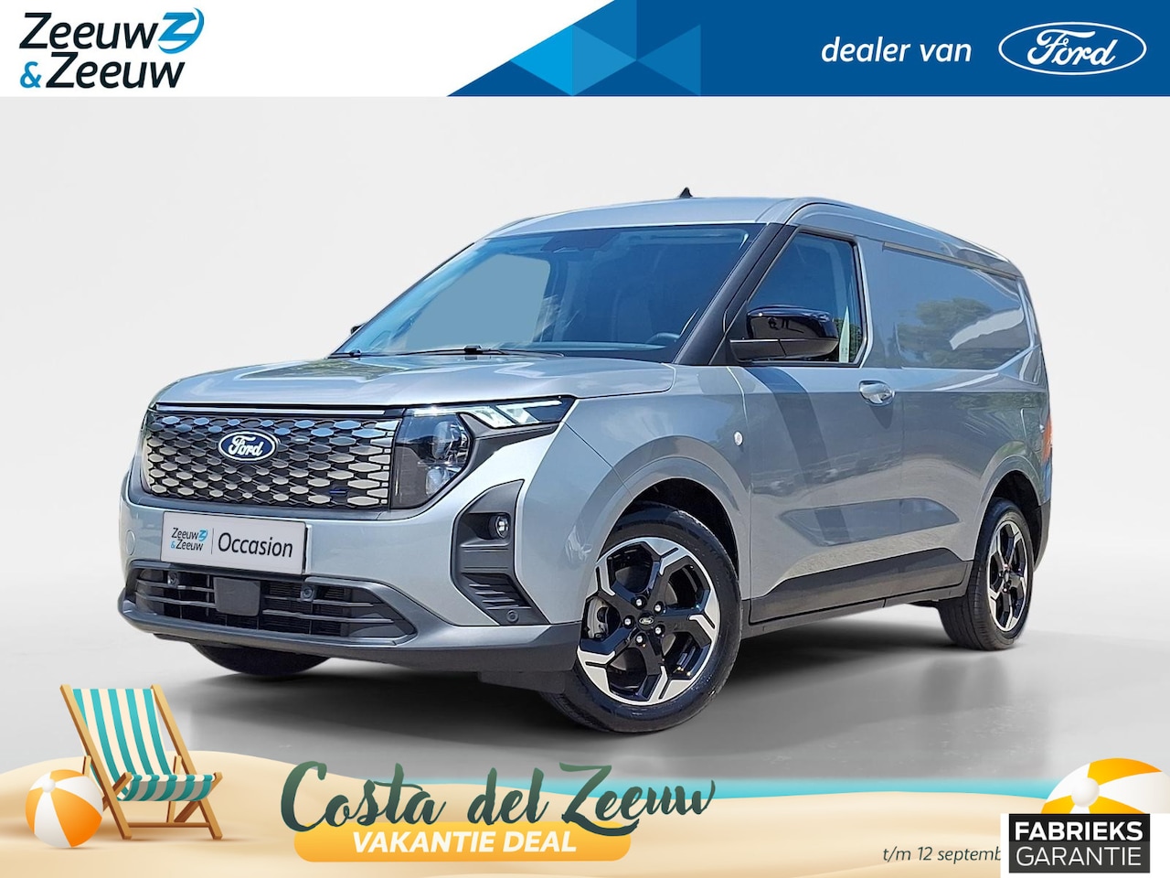 Ford Transit Courier - E-Transit Limited 44 kWh | Driver assistancepack | Winterpack | Trekhaak | Led laadruimtev - AutoWereld.nl