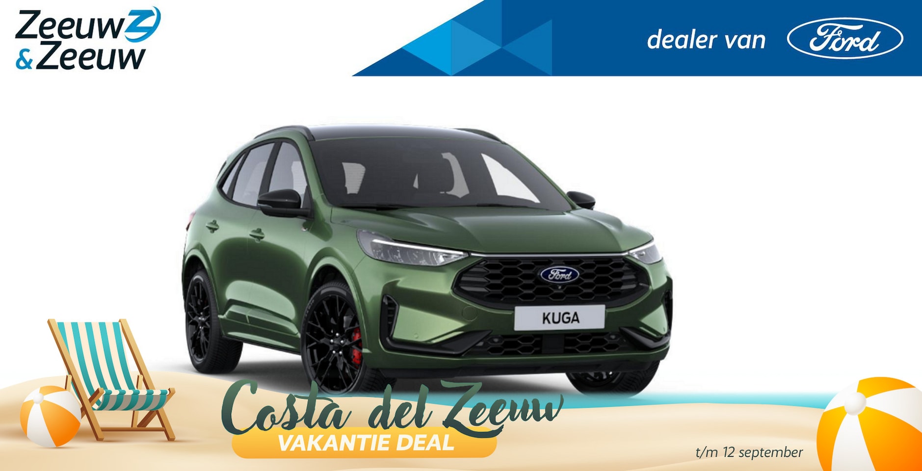 Ford Kuga - 2.5 PHEV ST-Line X | Black Pack | 20" Lichtmetaal | Led verlichting | 360Camera | Adaptive - AutoWereld.nl